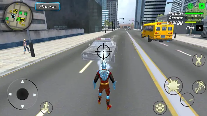 Snow Storm Superhero android App screenshot 6